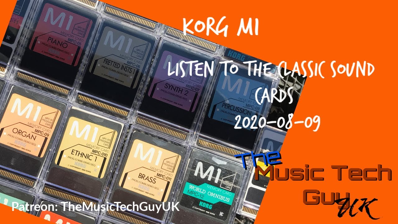 Listen to the Classic Sound Cards of the Korg M1 - YouTube