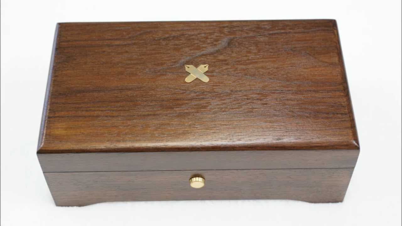 Reuge 72 note music box リュージュ72弁3曲 慶應義塾塾歌 - YouTube