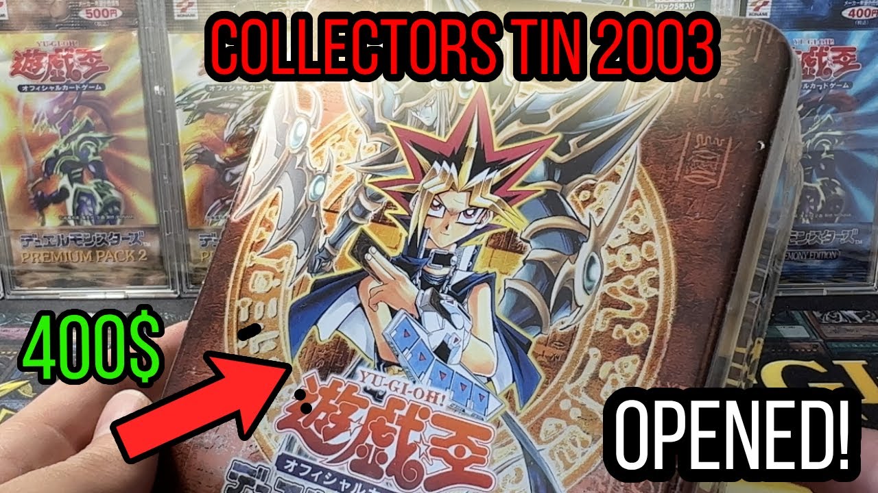 I OPENED THE FIRST TIN EVER MADE IN WHOLE YUGIOH!! Booster Pack