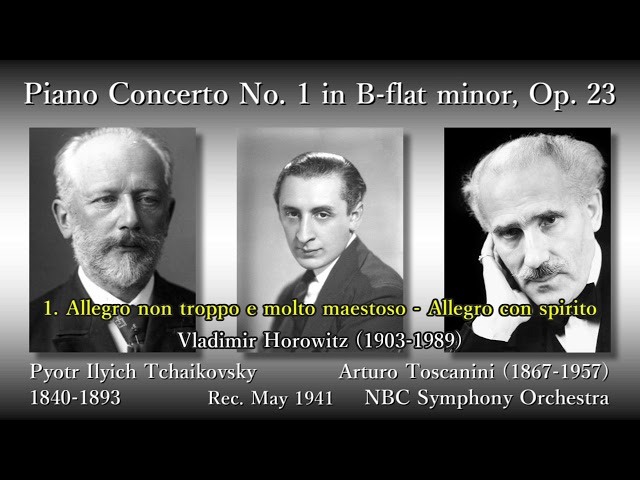 Tchaikovsky: Piano Concerto No. 1, Horowitz & Toscanini (1941