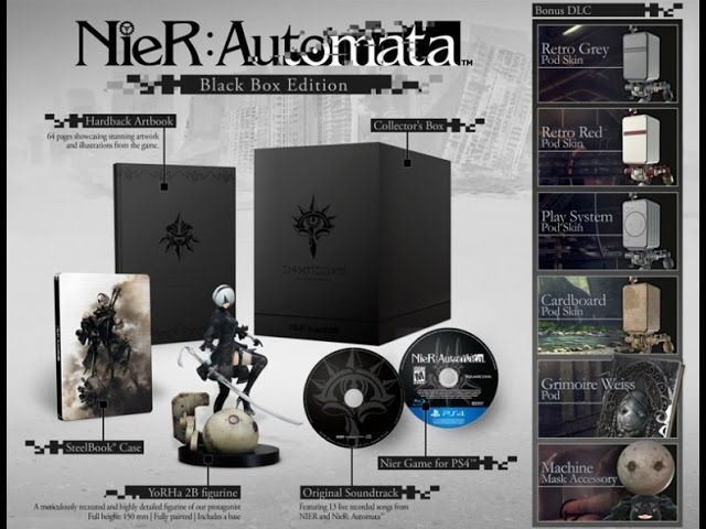 NieR: Automata Black Box Edition Unboxing - YouTube