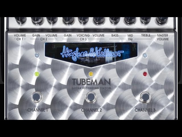 試奏】Hughes & Kettner 『TUBEMAN』プリアンプ - YouTube