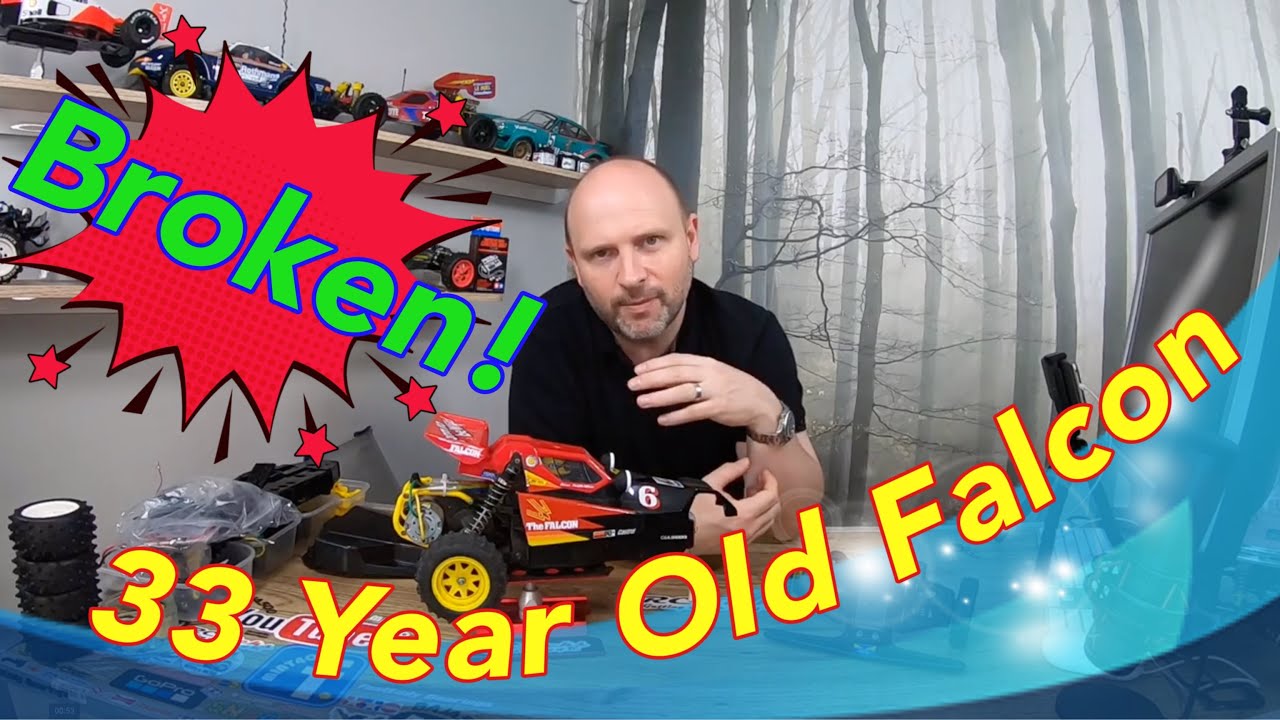 Broken! 33 Year Old Tamiya Falcon RC. Can I Find The Parts? - YouTube