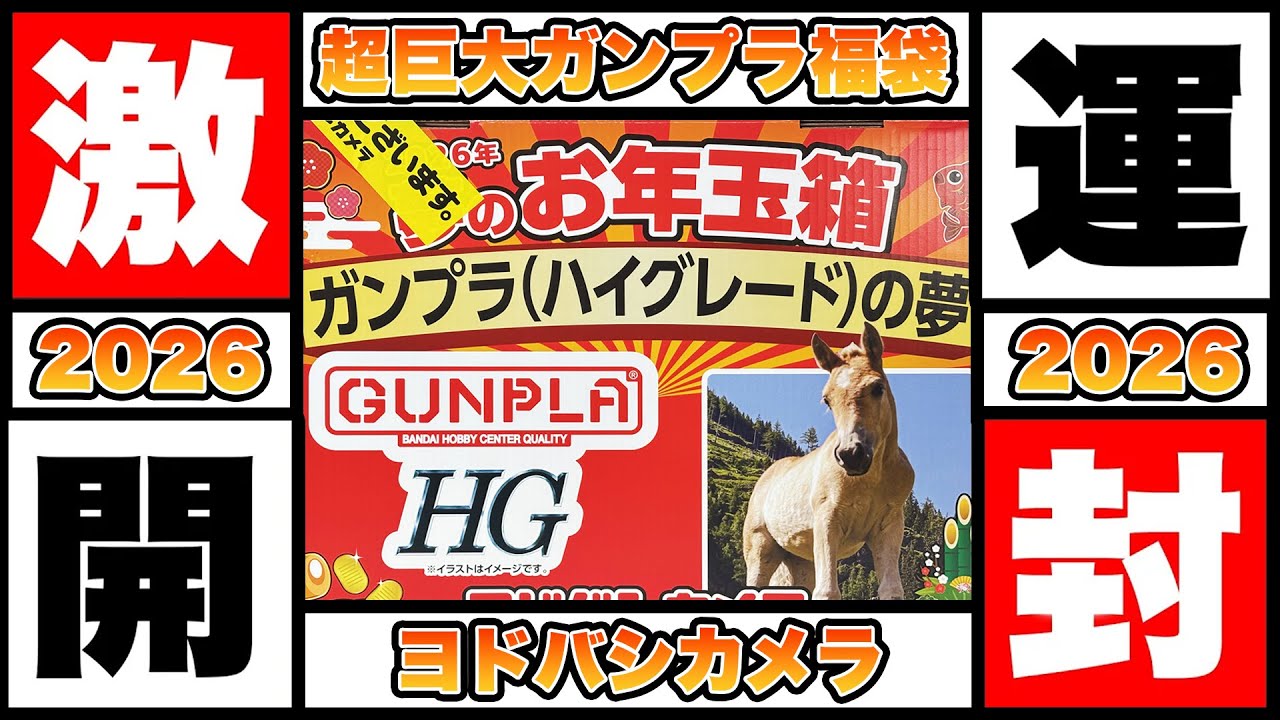 Gunpla] Yodobashi Camera's Gunpla Lucky Bag is a God Bag again