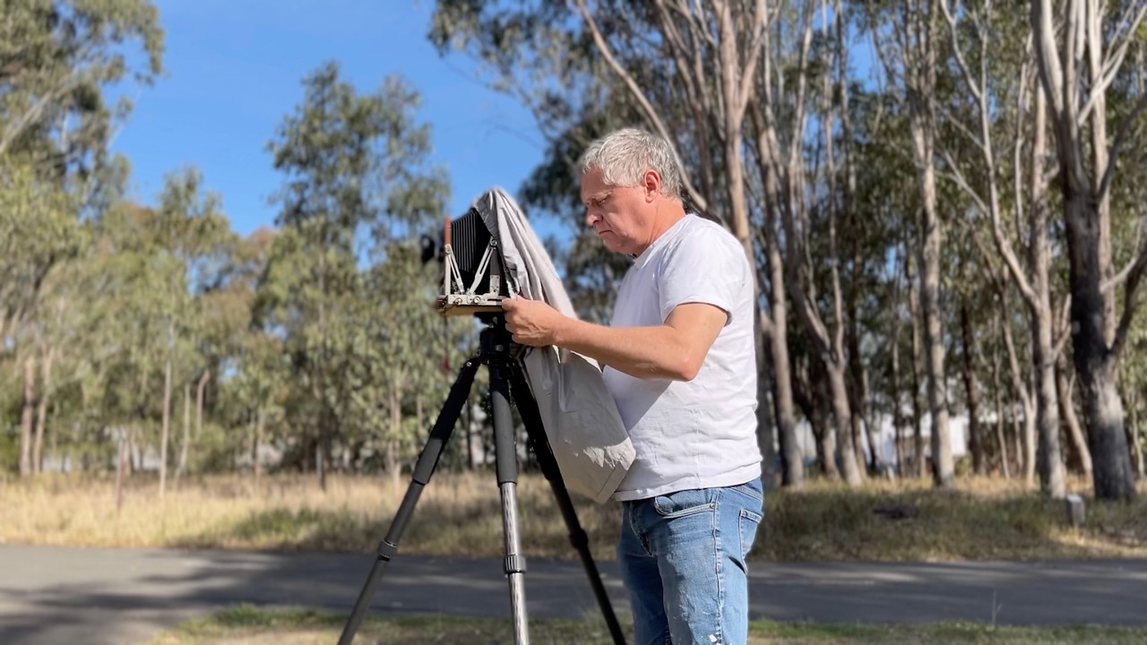 ULTRA-WIDE 5x7 – Fujinon SWD 75mm f5.6 lens – Old Wood 5x7 Camera