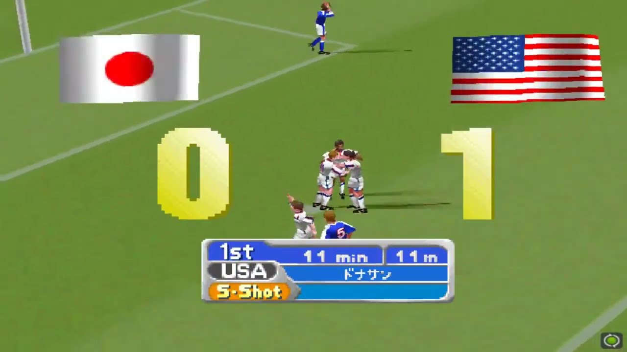PS1 爆裂サッカー - YouTube