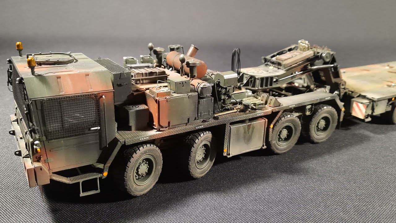 Faun SLT-56 Panzertransporter/Trumpeter/1:35 - YouTube