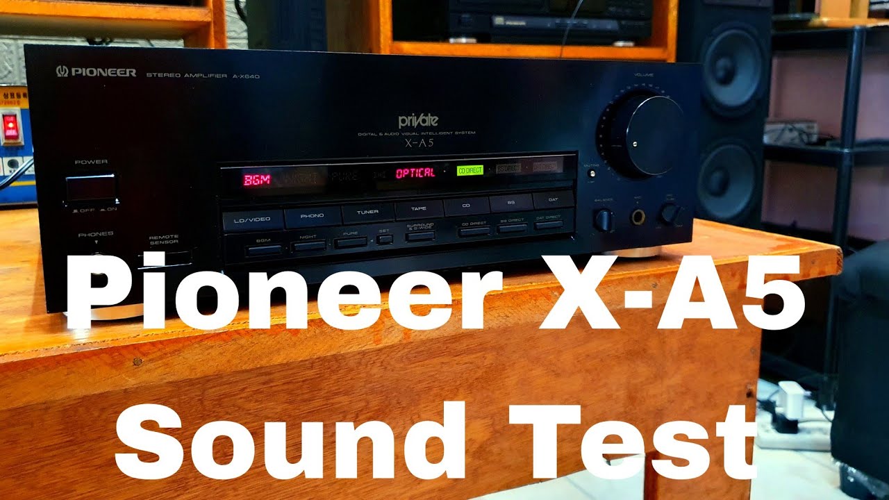 Pioneer Private X - A5 Integrated Amplifier Demo Sound Test Made