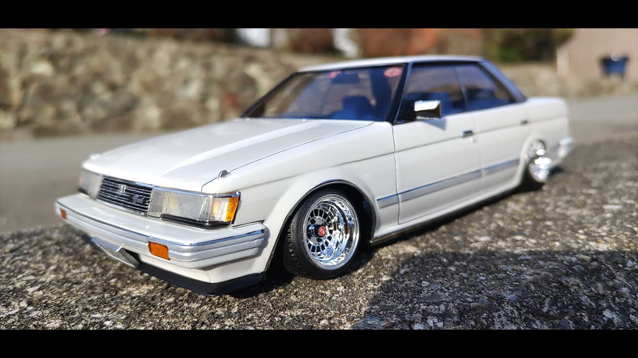 Arii (Micro Ace) 1/24 scale plastic model Toyota Mark II (1984