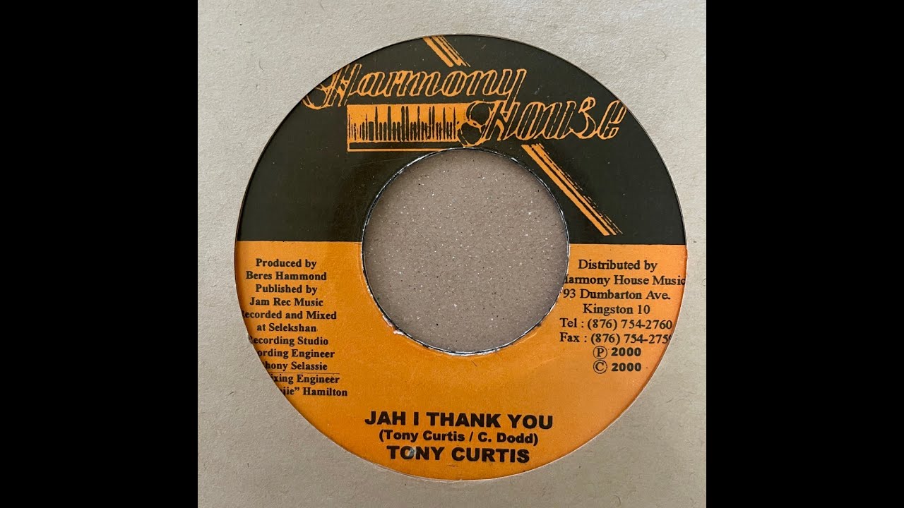 Tony Curtis - Jah I Thank You【7-21392】 - YouTube