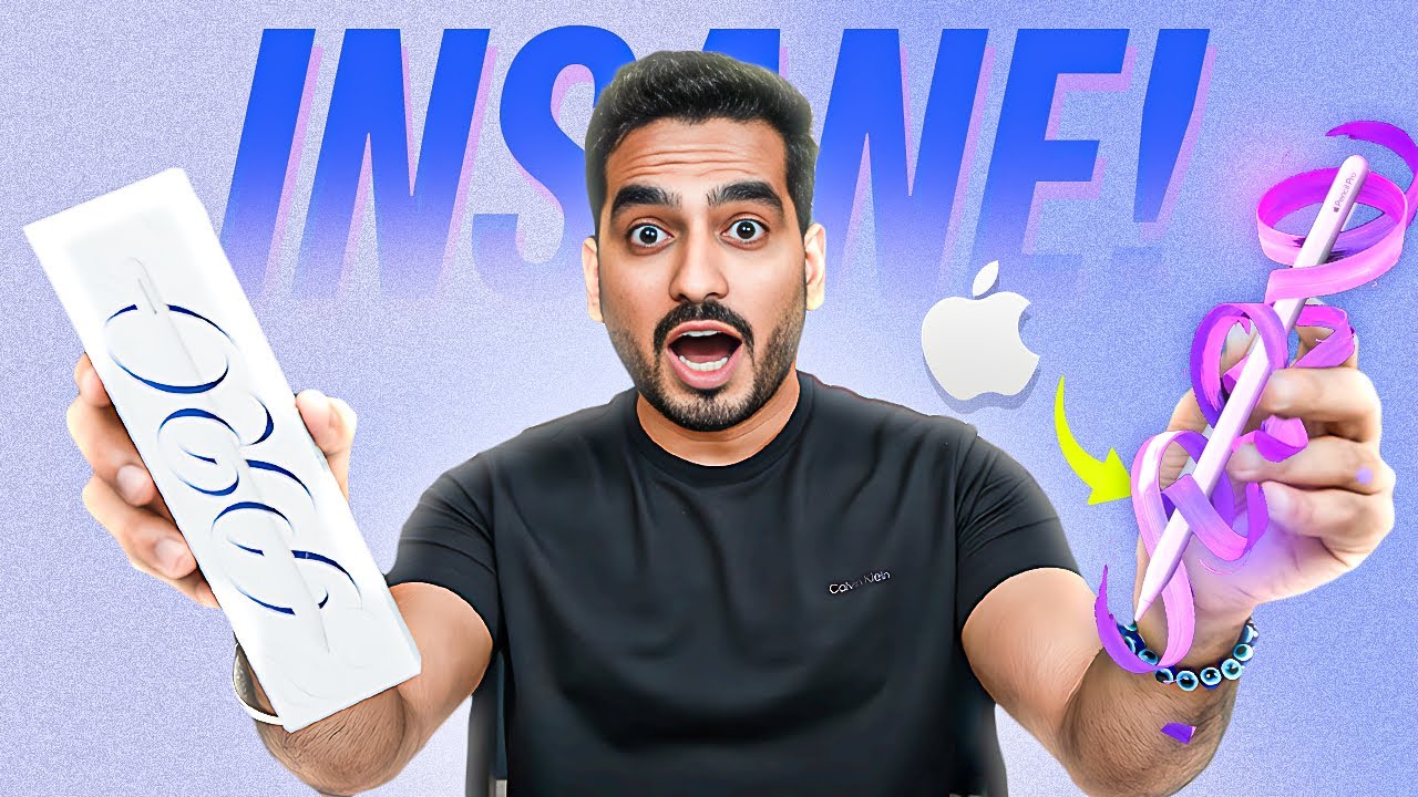 Apple Pencil Pro Unboxing And New Features In Hindi - YouTube
