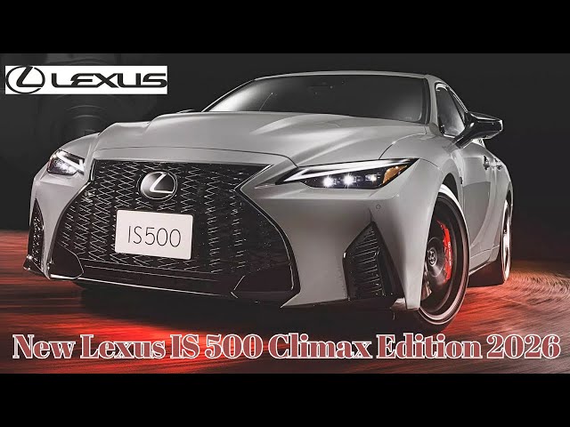The Last V8 Lexus Sports Sedan Marks The End Of An Era.| Lexus IS