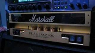 Marshall/マーシャル・ギターアンプEL34 100/100は、本格的ラック型