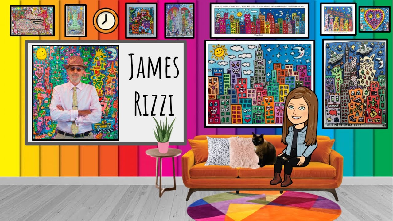 James Rizzi Art Lesson for Kids | Rizzi Cityscape Drawing Project