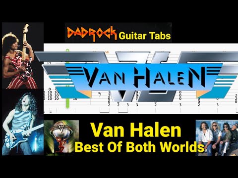 Best Of Both Worlds - Van Halen - Lead Guitar TABS Lesson - YouTube