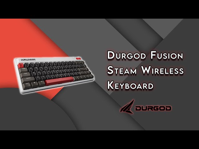 Durgod Fusion Wireless Keyboard- Unboxing & Review - YouTube