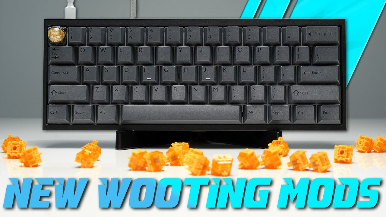 NEW* Tofu Redux Case & Switches for Wooting60HE - YouTube