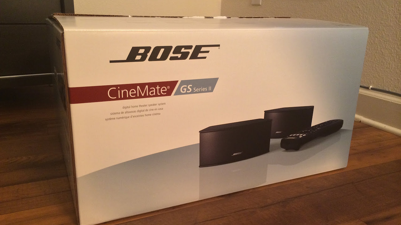 BOSE CineMate GS Series II Review - YouTube