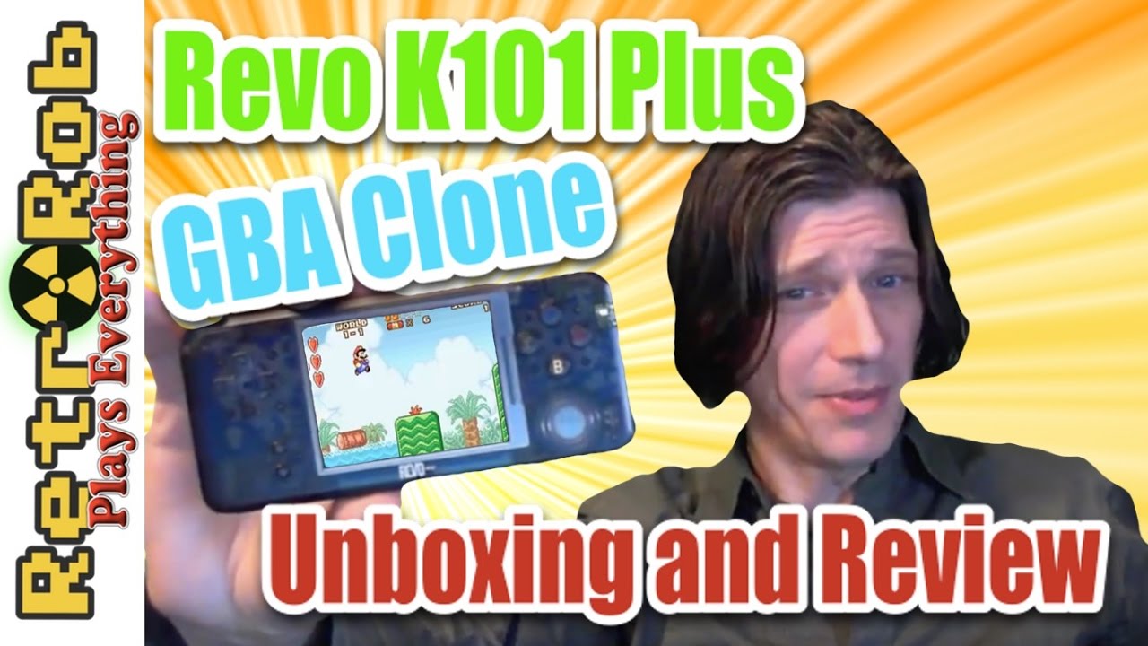 Revo K101 Plus Gameboy Advance Clone: Unboxing and Review! - YouTube