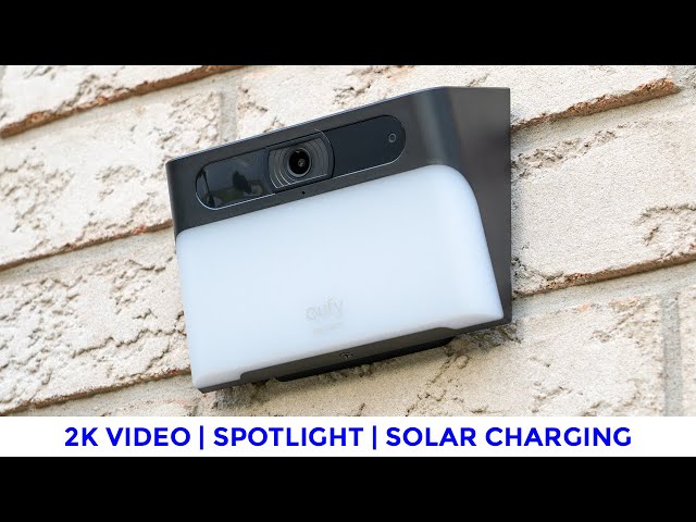 eufy S120 Solar Wall Light Camera - Simple Install & Operation