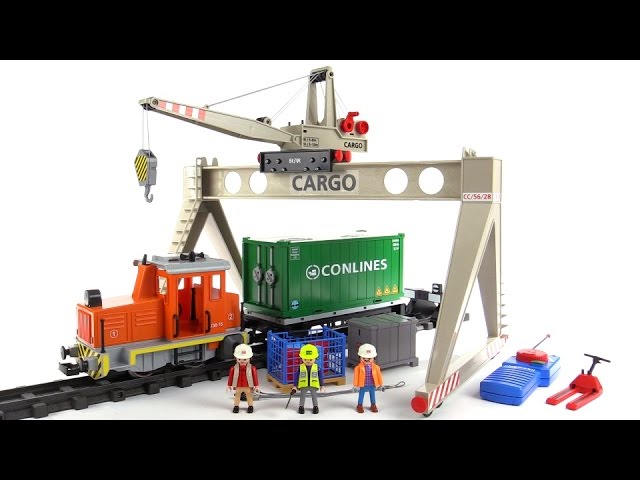 Playmobil RC Cargo Train mega-set review! 4085 - YouTube