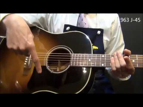 Gibson 1963 CUSTOM SHOP J-45（2012年製）【オットリーヤ動画】 - YouTube