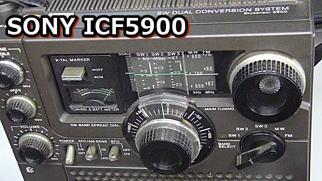 The resurrection of the Sony Skysensor ICF 5900 - YouTube