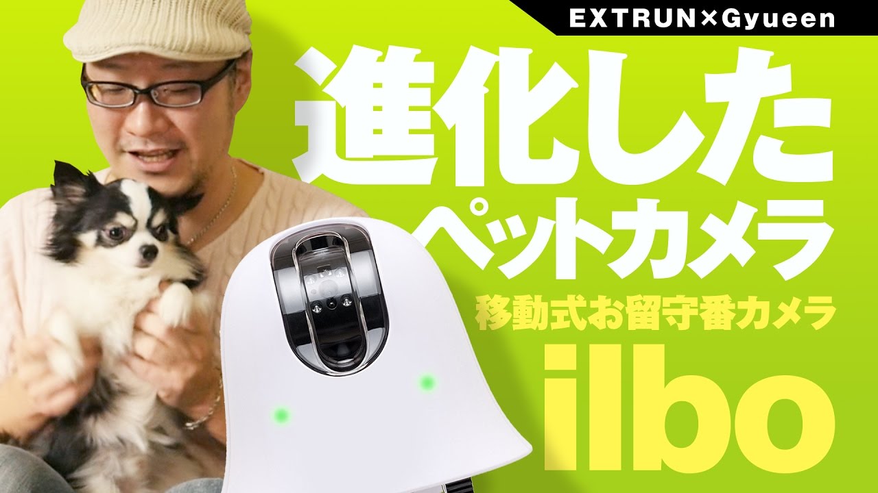 ペットカメラの決定版か！？移動式お留守番カメラ「ilbo」【動チェク