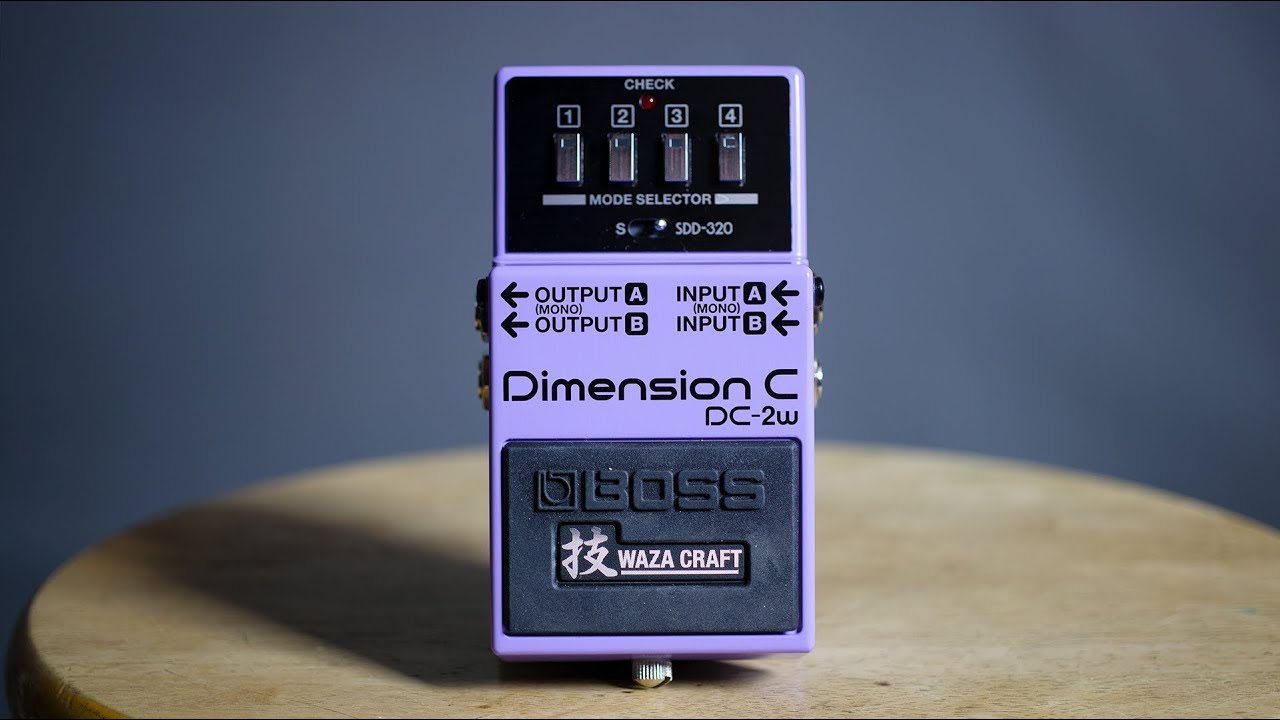 BOSS DC-2w Dimension C: Stereo Chorus Goodness! - YouTube