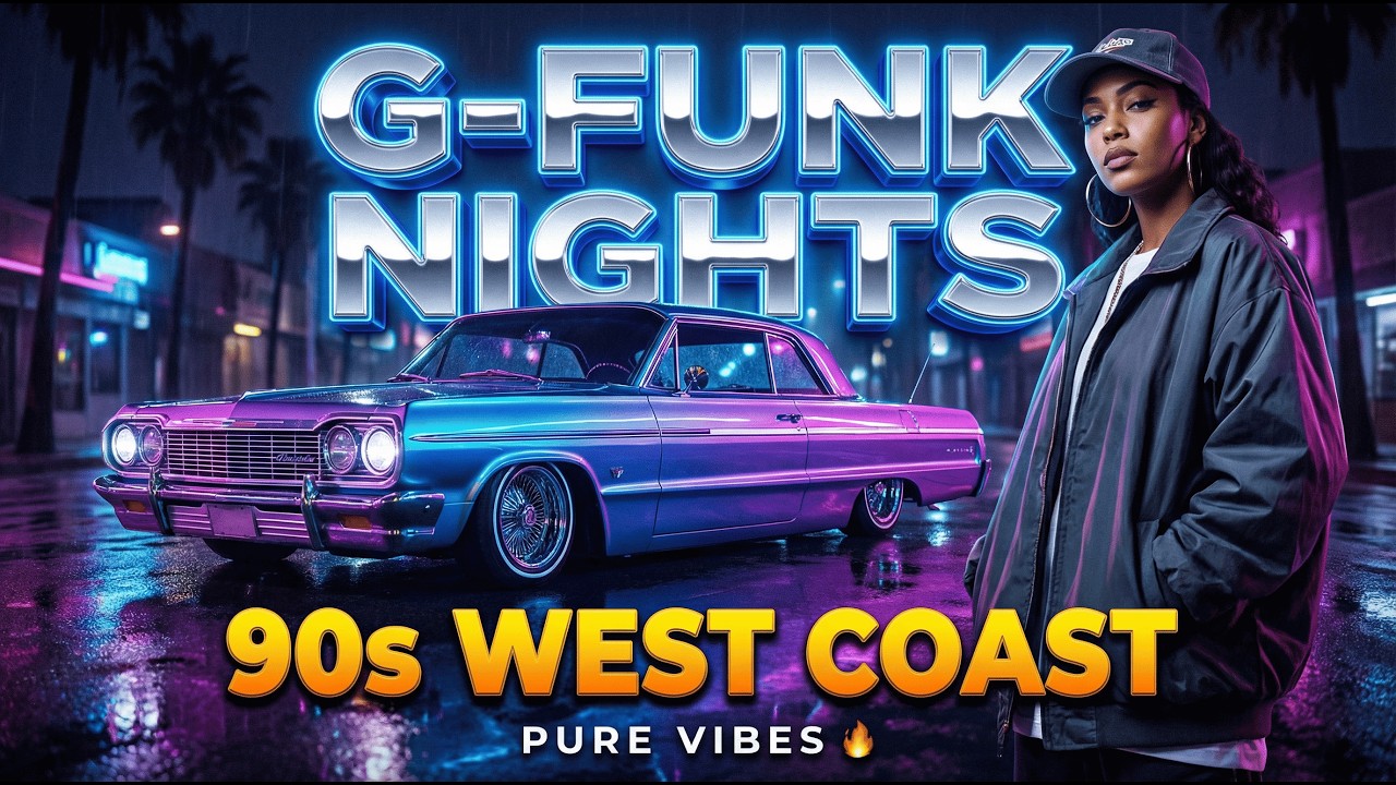 90s G-Funk Vibes 🔥 | Pure West Coast Rap Mix | Lowrider Nights