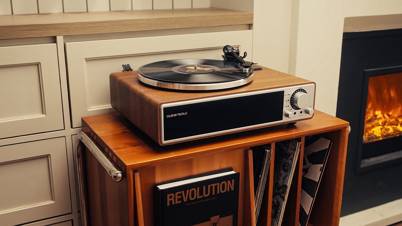 Qlearsoul ONE-Q Vinyl Record Player: Clear Sound, Clear Soul