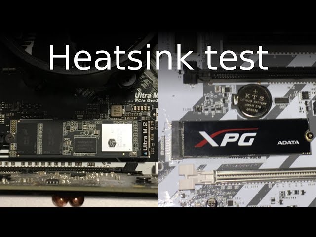 XPG SX8200 Temperature Tests - Does the heatsink actually work