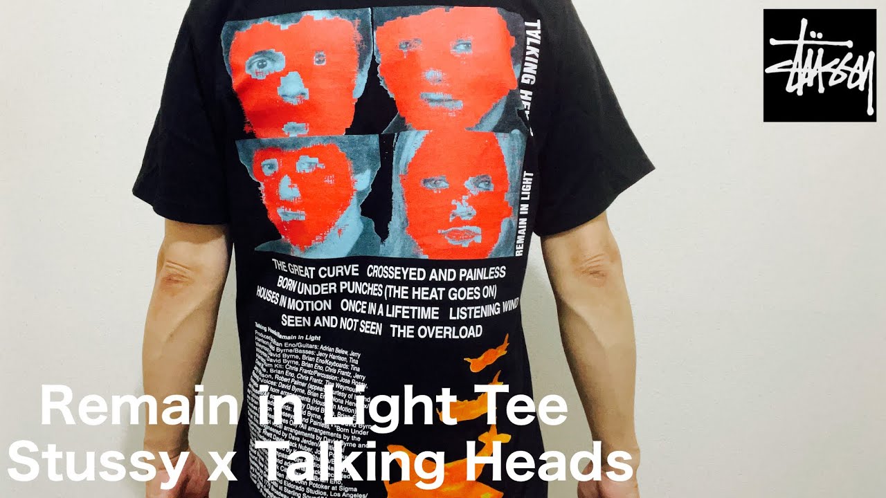 Stussy】トーキング ヘッズ Tシャツ - YouTube