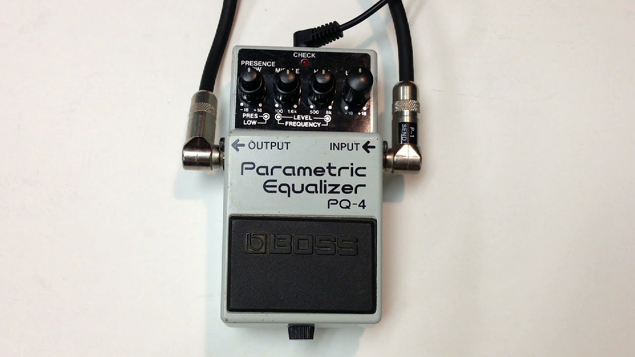 Boss PQ-4 Parametric Equalizer - YouTube