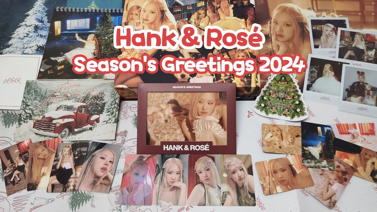 Unboxing] BLACKPINK ROSÉ - Season's Greetings: From Hank & Rosé to