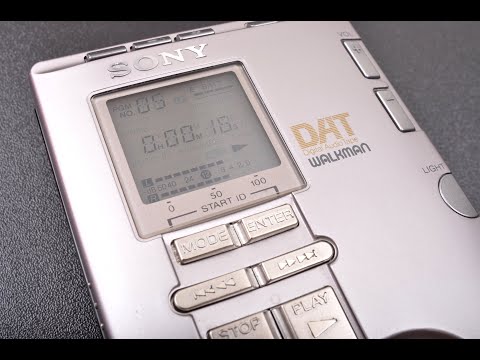 Sony Walkman DAT TCD D100 - YouTube