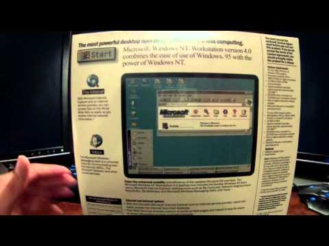 A sealed windows NT 4.0 box! - YouTube