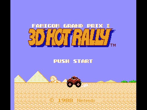 NES Longplay [347] Famicom Grand Prix II: 3D Hot Rally (3D) (JP