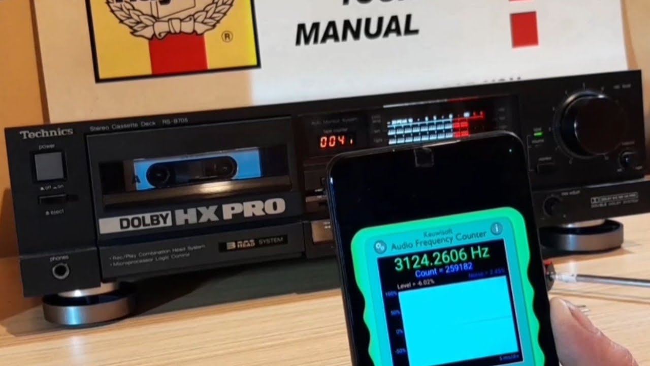 TECHNICS RS-B705 PLAYBACK SPEED ADJUSTMENT - YouTube