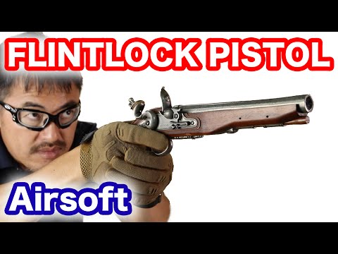 KTW FLINTLOCK PISTOL Airsoft Review: Custom Flintlock Pistol with