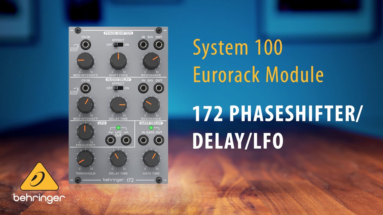 BEHRINGER 172 PHASE SHIFTER/DELAY/LFO SYSTEM 100 送料無料