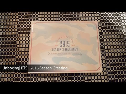 Unboxing | BTS - 2015 Season Greeting - YouTube