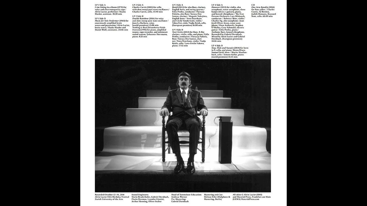 Alvin Lucier - Illuminated By the Moon (2018) - YouTube