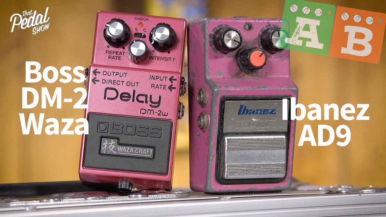 TPS AB Comparisons – Boss DM-2w & Ibanez AD9 Analog Delay - YouTube