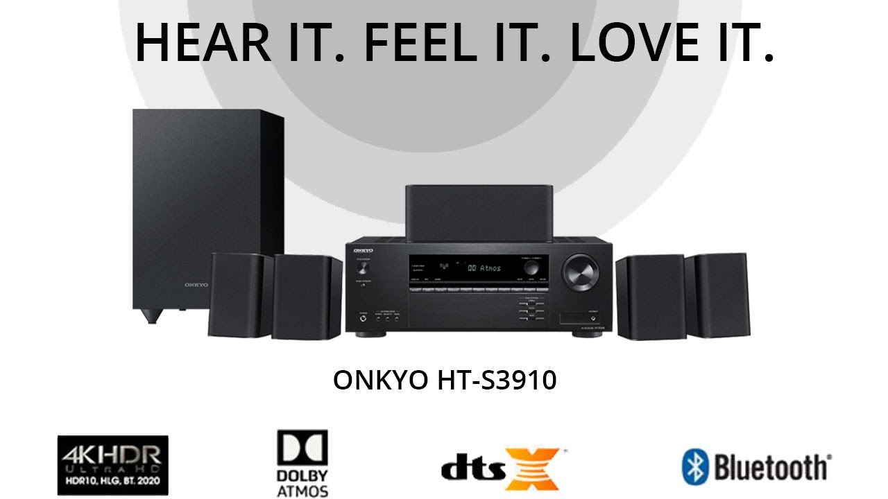Onkyo HT-S3910 Home Theater Package - Quick Look India - YouTube
