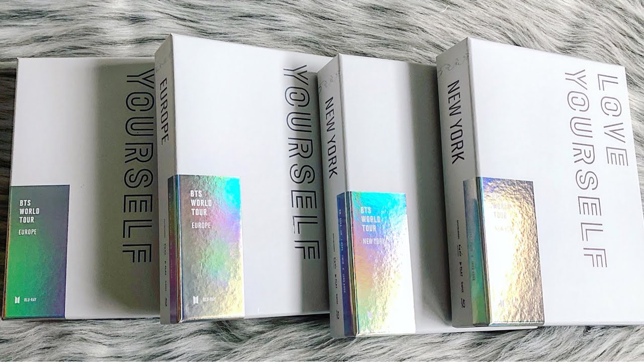 UNBOXING] BTS Love Yourself Tour Blu-ray | New York | Europe - YouTube