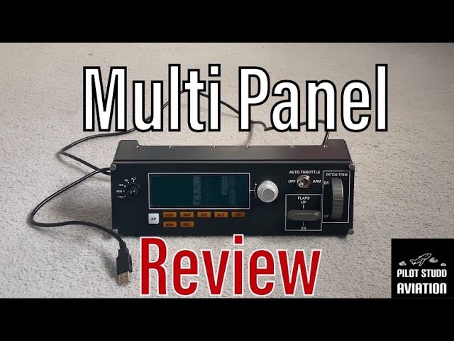 Logitech Saitek Flight Multi Panel Review (FSX XP11 COMPATIBLE