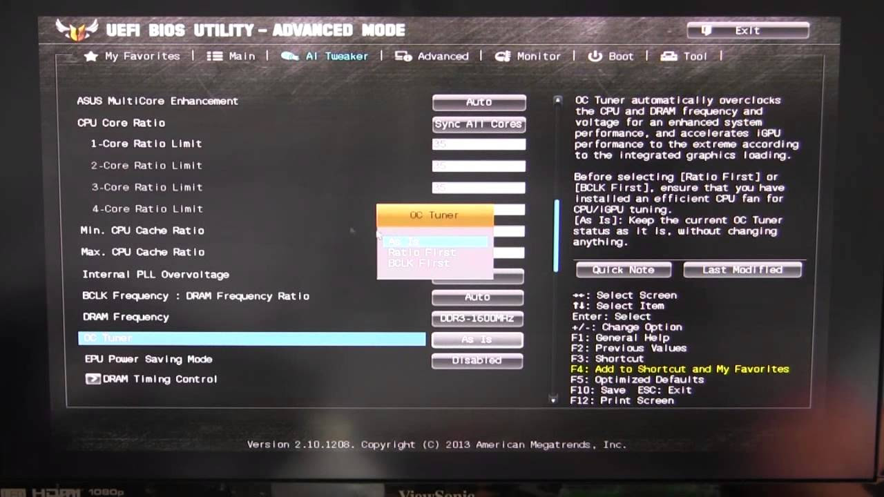 ASUS Z87 Sabertooth BIOS Overview - YouTube