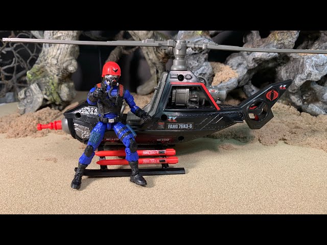 Cobra Fang GI Joe Retro Collection modern vehicle with pilot