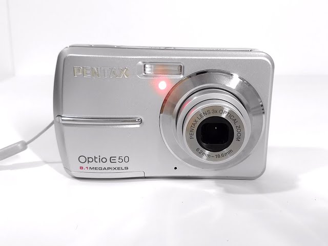 PENTAX Optio E50 Digital Camera - YouTube